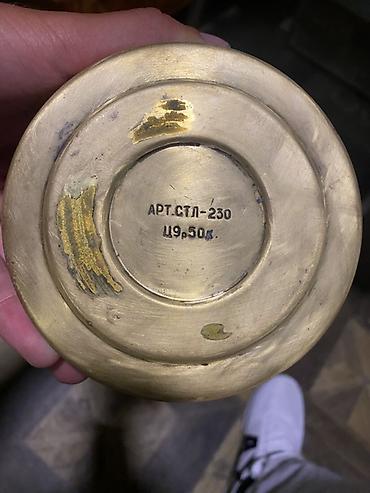 siqaret qabı: Sovet istehsalı mexaniki külqabı – pirinç korpuslu - Material: pirinç — 3