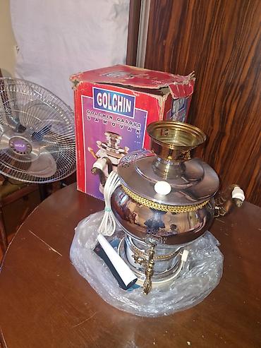 caydan dəsti: Yenidir islenmeyib.son qiymet 50. Golchin qazlı samovar - — 2
