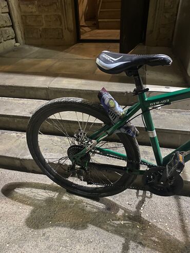 İdman velosipedləri: Şəhər və enduro tipinə uyğun yığılmış velosiped - Çərçivə: Yaşıl — 6