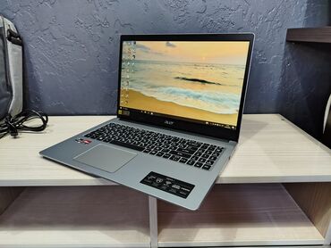 Компьютеры, ноутбуки и планшеты: Ноутбук, Acer, 16 ГБ ОЗУ, AMD Ryzen 5, 15.6 ", Новый, Для работы, учебы, память SSD