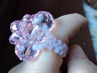 Prstenje: Ženski prsten, Handmade, Materijal: Kristal, Cirkon — 14