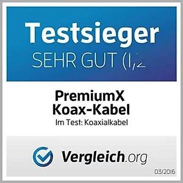 Tehnički kablovi: PremiumX koaksijalni kabl – rolna 50 m - Digitalni koaksijalni kabl — 14