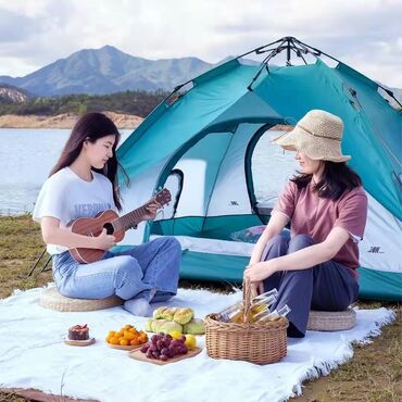 4 спальни: Палатка 2-местная Xiaomi Chaopai Camping YC-SKZP01 Цена 7000 сом
