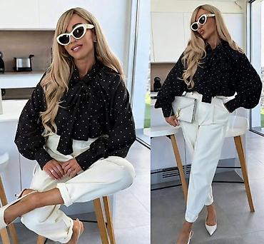 Bluze: 🔥Ženska elegantna bluza sa mašnom i tufnama
✅2400 din — 3