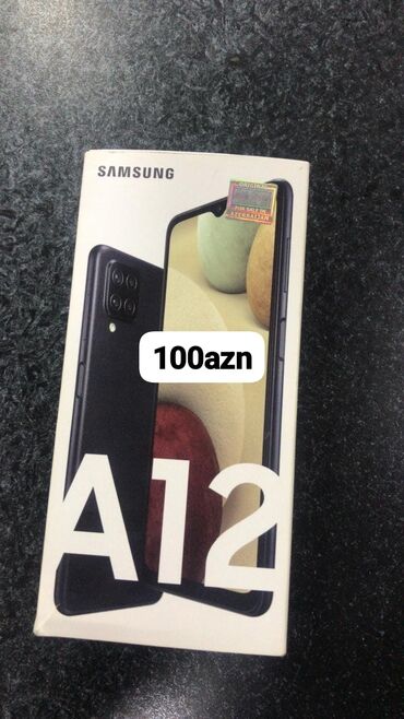 samsunq a 55: Samsung Galaxy A12, 64 GB, rəng - Qara