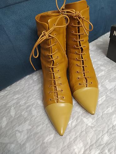 зара обувь: Продаю сапожки,, ZARA,, Деми,кожа, размер 37 -38,удобный каблук — 7
