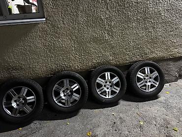 bosch бишкек: Дөңгөлөктөр монтажда 215 / 65 / R 16, Кыш, Колдонулган, Комплект, Жеңил унаалар, Куйма, тешиктери - 5 — 1