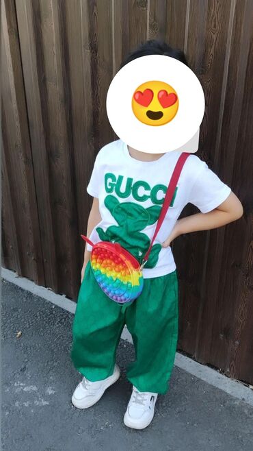 пижамы детские бишкек: Комплект, цвет - Зеленый, Новый