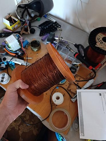 osram elektrik: 0,9 mm-lik emallı mis məftil. Motor,texnika,electronica servisi üçün — 2