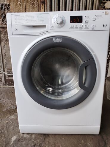 купить стиральную машину с баком для воды: Стиральная машина Hotpoint Ariston, Б/у, Автомат, До 6 кг, Полноразмерная