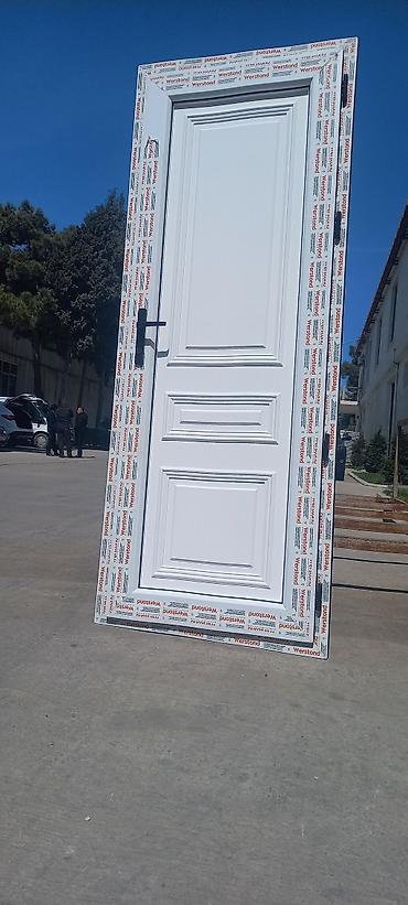 plastic qapi: Yeni Plastik qapı 80x200 sm Zamok və çərçivə ilə, Zəmanətli, Pulsuz quraşdırma, Pulsuz çatdırılma, Rayonlara çatdırılma — 6