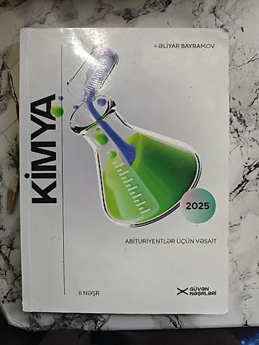 Məhsul: “Kimya – Abituriyentlər üçün vəsait” (2025) Müəllif: Əliyar lalafo.az -da — 1 Məhsul: “Kimya – Abituriyentlər üçün vəsait” (2025) Müəllif: Əliyar — 1