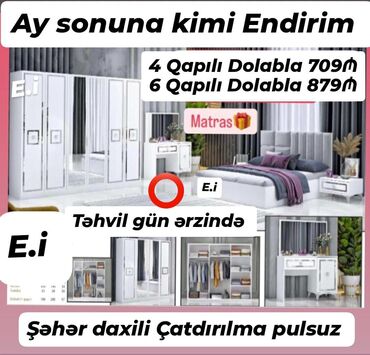истикбал мебель в баку: *Yataq dəsti / Yataq otağı mebeli 💥* ✔️Rəng seçimi var ✔️ *Şəhər