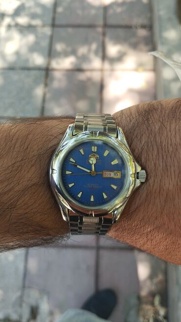 Qol saatları: İşlənmiş, Qol saatı, Orient, rəng - Göy — 7