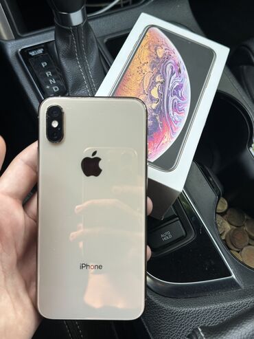 Apple iPhone: IPhone Xs, 64 GB, Qızılı, Simsiz şarj, Face ID, Sənədlərlə