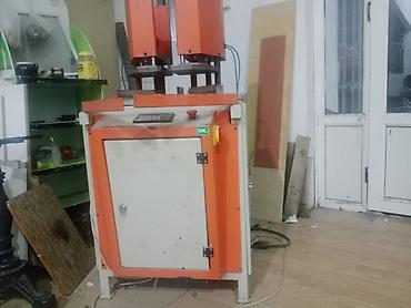 PVC dəzgahları: PVC/alüminium profillər üçün iki başlı künc qaynaq aparatı - — 4