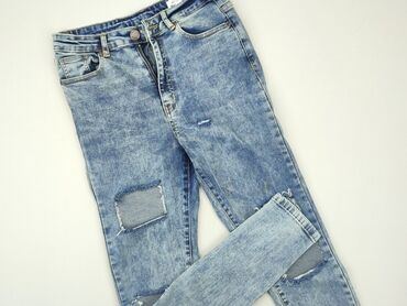 baggy jeans czarne damskie: S (EU 36), condition - Fair