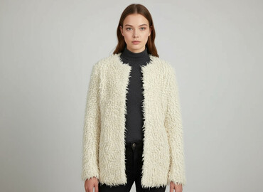 ażurowy kardigan h m: H&M, Women`s knitwear, size 2XS