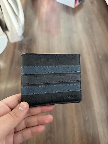 coach обувь: Кошелек, Coach, Натуральная кожа, Мужские, Б/у — 1