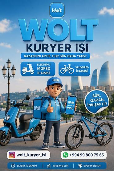 Əməkdaş axtarışı (vakansiyalar): Sürücü-kuryer tələb olunur, Nəqliyyat təmin edilir, Gündəlik ödəniş, Təcrübəsiz — 1