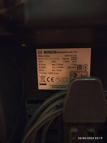 2 el kompresör: BOSCH Firmasının avtoyuma aparatıdır, Rusiyadan göndəriblər mənə,çox — 2