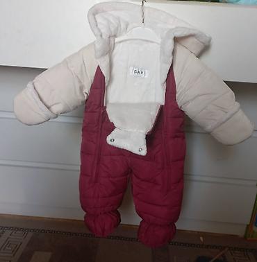 Верхняя одежда: Зиммний тёплый комбенизон на девочку 1-1,5 года в идеальном состоянии — 9