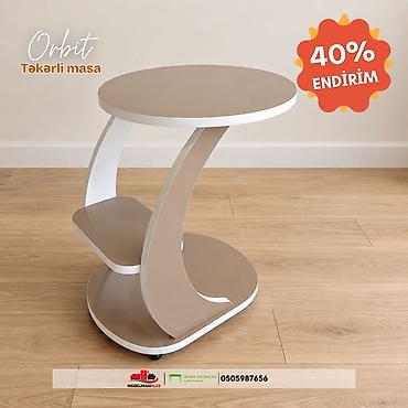 sane keci: Jurnal masası, Yeni, MDF, Oval masa — 4