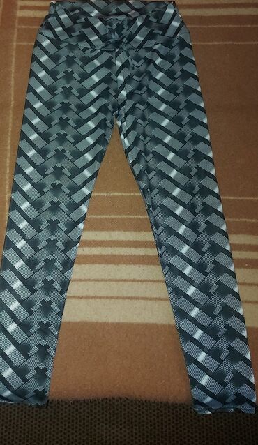 pantalone od trikotaze: L (EU 40), Lycra, color - Multicolored, Geometrical