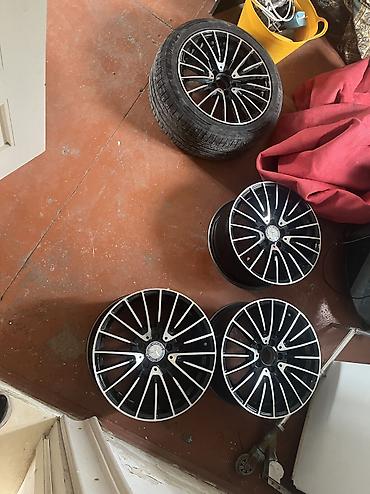 Колеса в сборе: Avtomobil üçün yüngül lehimli disk + şin komplekti üsdünlük bartere — 3