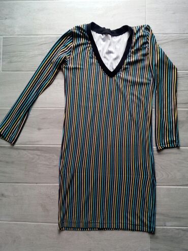 duge lanene kosulje: S (EU 36), Cotton, Stripes