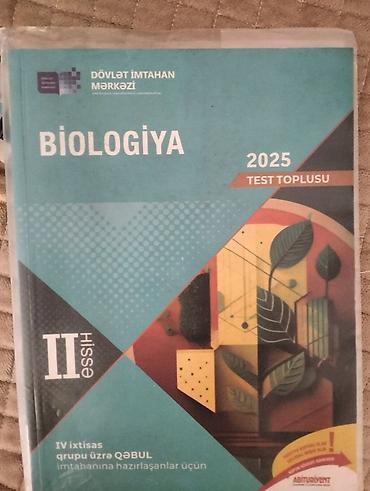 5 ci sinif tebiet: Məhsul: “Biologiya 2025 – Test Toplusu”, Hissə II Nəşriyyat/idarə — 1