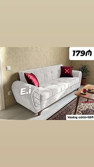 sutullar: Mebel: 3 nəfərlik yumşaq divan Xüsusiyyətlər: - Müasir dizayn — 1