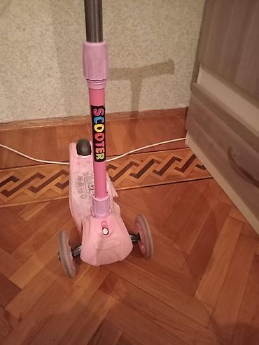 scooter ucuz: Uşaq skuterı – 3 təkərli, çəhrayı rəng - Rəng: çəhrayı - — 3