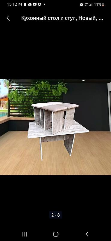 study table: Кухонный стол и стул, Новый, Платная доставка — 9