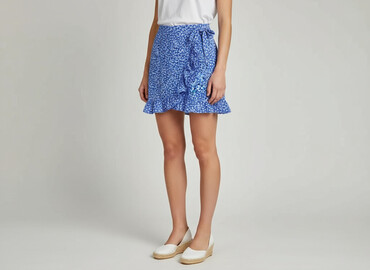 spódniczki jeansowe z kokardą: Spódnica damska, rozmiar L