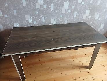 perla mebel stol stul: Mətbəx/qonag otağı üçün düzbucaqlı masa - Material: laminatlı DSP — 1