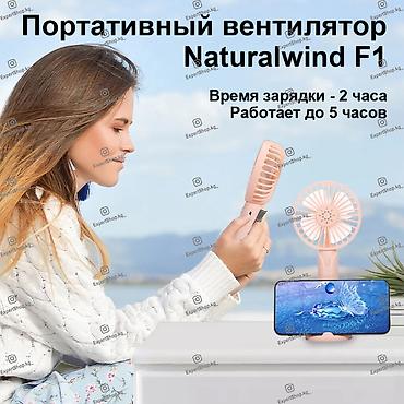 Портативный вентилятор Naturalwind F1 — это компактное устройство