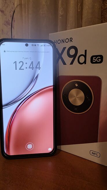 Honor: Honor X9d, 256 GB, rəng - Qırmızı, Barmaq izi — 10