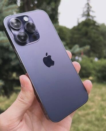 айфон 14про китайский: IPhone 14 Pro, Колдонулган, 256 ГБ, Deep Purple, 93 %