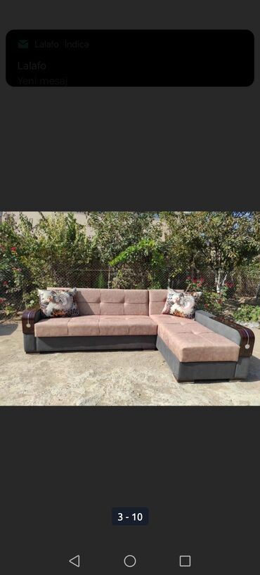 Divanlar: Künc divan, Yeni, Açılan, Bazalı, Parça, Ödənişli çatdırılma — 8