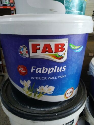 divar boyaları: Boya FAB, İç işlər üçün, rəng - Göy