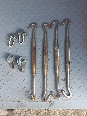 bolt catdirilma elaqe: Metal turnbuckle dəsti və şkivlər 4eded — 1