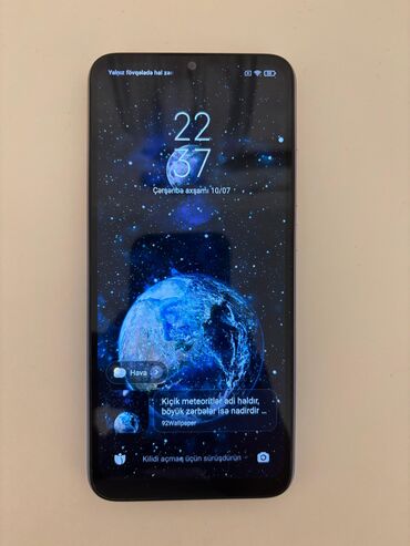 ucuz modem: Redmi 9C, 128 GB, rəng - Bənövşəyi, Sensor, Barmaq izi, İki sim kartlı