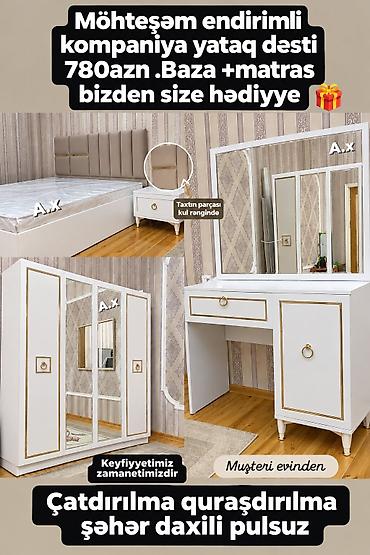 yığılan carpayı: Möhtəşəm endirimli kompaniya – Yataq dəsti Komplekt: - Taxt: baza + — 1