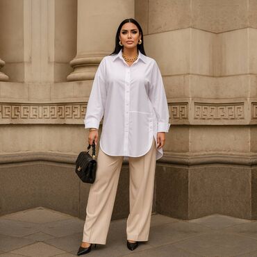 Блузки: Блузка, Классическая модель, Штапель — 4