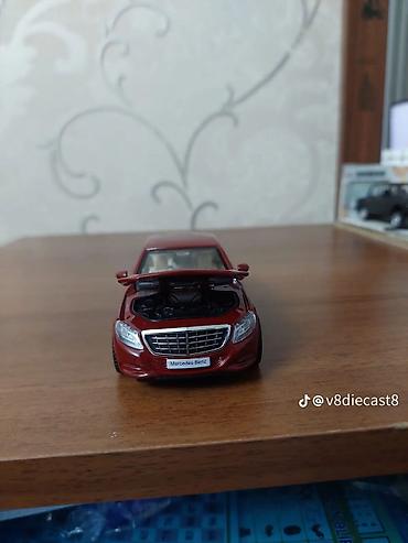 maneki neko top: MSZ Street Series metal oyuncaq avtomobil – Mercedes‑Benz S600 (miqyas — 6