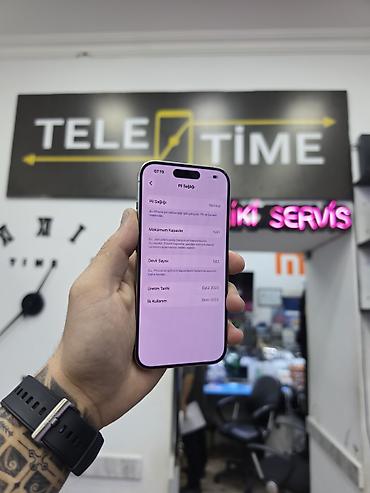 11mini iphone: IPhone 15 Pro, 128 GB, Natural Titanium, Zəmanət, Simsiz şarj, Face ID — 3