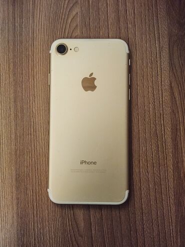 кнопка телефон: IPhone 7, 128 ГБ, Золотой, Отпечаток пальца