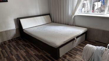 медицинская кровать с электроприводом бу: Двуспальная кровать, Б/у, С матрасом, длина - 200 см