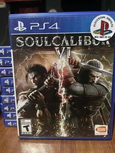 playstation 2 oyun diskleri: PlayStation 4 üçün Soulcalibur VI oyun diski. Bu döyüş oyununda
